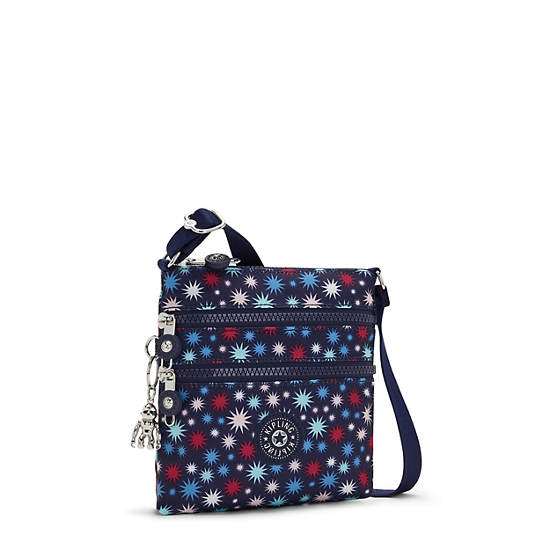 Kipling Alvar Extra Small Printed Mini Çanta Mavi | TR 1902ZU